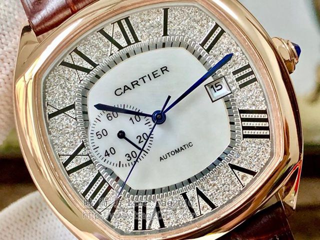 CARTIER手錶 2018最時尚單品 卡地亞經典系列 頂級奢華風格真鑽鑲嵌 卡地亞男士腕表  hds1020